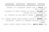 1 שלבי ביצוע הוראת מכונה (1) FETCH = קרא הוראה מהזיכרון ע " פ הכתובת שמכיל ה -PC. (2) DECODE = פענח את הפקודה וקרא