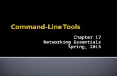 Chapter 17 Networking Essentials Spring, 2013.  UNIX ( )  Windows( )  C:\tracert 216.34.15.187  C:\tracert ftp.microsoft.com  Repeating addresses/TTL.