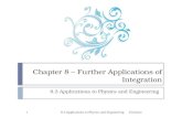 Chapter 8 – Further Applications of Integration 8.3 Applications to Physics and Engineering 1Erickson.