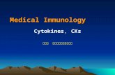 Medical Immunology Cytokines ， CKs 陈建忠 浙江大学免疫学研究所.