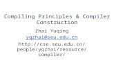 Compiling Principles & Compiler Construction Zhai Yuqing yqzhai@seu.edu.cn  ource/compiler