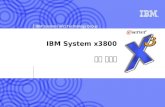 IBM Systems and Technology Group IBM System x3800 표준 제안서.