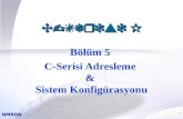OMRON 1 C-Serisi I Bölüm 5 C-Serisi Adresleme & Sistem Konfigürasyonu.