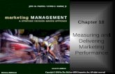 Measuring and Delivering Marketing Performance Chapter 18 McGraw-Hill/Irwin Copyright © 2010 by The McGraw-Hill Companies, Inc. All rights reserved.