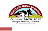 DCWS Background Information Animal welfare is a complex issue Growing concern for animal agriculture Symposium an opportunity to highlight Canada as a.