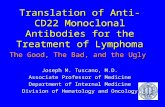 Translation of Anti-CD22 Monoclonal Antibodies for the Treatment of Lymphoma Joseph M. Tuscano, M.D. Associate Professor of Medicine Department of Internal.