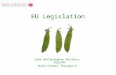 EU Legislation Jane McClenaghan BscHons, DipION Nutritional Therapist.
