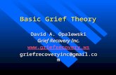 Basic Grief Theory David A. Opalewski Grief Recovery Inc.  griefrecoveryinc@gmail.com.