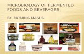 Introduction.  Properties of fermented foods and beverages.  Microorganisms and metabolisms.  Role of bacteria in the production.  Lactic acid bacteria.