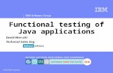 Functional testing of Java applications David Maroshi Technical Sales Eng.