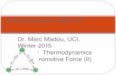 Dr. Marc Madou, UCI, Winter 2015 Class II Thermodynamics of Electromotive Force (II) Electrochemistry MAE-212.