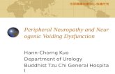 排尿障礙治療中心 版權所有 Peripheral Neuropathy and Neurogenic Voiding Dysfunction Hann-Chorng Kuo Department of Urology Buddhist Tzu Chi General Hospital.