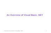 Overview-An Overview of Visual Basic.NET1 An Overview of Visual Basic.NET.