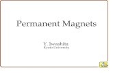 Permanent Magnets Y. Iwashita Kyoto University. PMQ with saturated iron pole B=2Br (1-r 1 /r 2 ) cos 2 (π/M) sin(2π/M) /(2π/M)