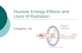 Nuclear Energy Effects and Uses of Radiation Chapter 31.