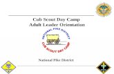 Cub Scout Day Camp Adult Leader Orientation National Pike District.