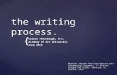 { the writing process. Carrie Thornbrugh, M.A. Academy of Art University June 2015 Material adapted from Good Reasons with Contemporary Arguments. 5 th.