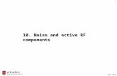 전자파 연구실 10. Noise and active RF components 1. 전자파 연구실 10.1 Noise in microwave circuit Lattice scattering 전자 원자핵 2.