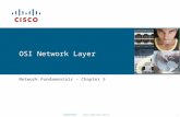 思科网络技术学院理事会.  1 OSI Network Layer Network Fundamentals – Chapter 5.