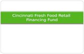 Cincinnati Fresh Food Retail Financing Fund. Today’s Presentation  Background  Detailed Response to Motion  Rationale: Why a Fund  Need in Cincinnati: