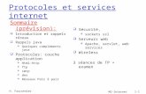 M2-Internet 1-1 Protocoles et services internet Sommaire (prévision):  Introduction et rappels réseau  Rappels java  Quelques compléments java  Protocoles:
