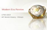 Modern Era Review 1750-1914 AP World History - Klinect.