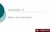 Lecture 4 Money and inflation. Example: Zimbabwe hyperinflation.