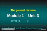 The general revision Module 1 Unit 3 授课教师 ：黄 长 泰.