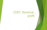 COST, Revenue, profit. Lesson objectives  Difference between fixed and variable costs.  Difference between direct and indirect costs.  Difference between.