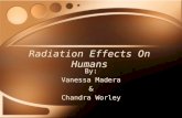 Radiation Effects On Humans Radiation Effects On Humans By: Vanessa Madera & Chandra Worley By: Vanessa Madera & Chandra Worley.