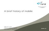 Date (2 nd Jan) Cherry Cheng (Original) Will Kwok (1 st revision) SHATIN 沙田 A brief history of mobile.