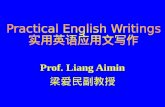 Prof. Liang Aimin 梁爱民副教授 祝贺信 Letters of Greetings and Congratulations １． Introduction 按西方国家的习俗，亲友之间在重大节日要写 祝贺信或赠礼物，如圣诞节、新年、婚礼、生日