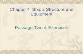Chapter 4 Ship’s Structure and Equipment Passage Two & Exercises.
