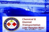 September 12, 2011 New Orleans, USA Chemical & Hazmat Transportation over Yangtze River.