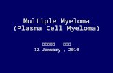 Multiple Myeloma (Plasma Cell Myeloma) 血液腫瘤科 林棟樑 12 January, 2010.