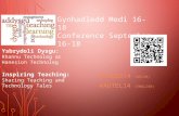 #PADGD14 (WELSH) #AUTEL14 (ENGLISH) Gynhadledd Medi 16-18 Conference September 16-18 Ysbrydoli Dysgu: Rhannu Technoleg ac Hanesion Technoleg Inspiring.
