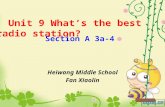 Unit 9 What’s the best radio station? Section A 3a-4 Heiwang Middle School Fan Xiaolin.