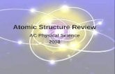 Atomic Structure Review AC Physical Science 2008.