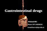 Gastrointestinal drugs Weiwei HU E-mail:huww@zju.edu.cn Phone: 0571-88208226.