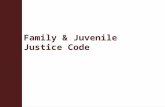 Family & Juvenile Justice Code. Terminal Objective Upon completion of this module, the participant will be knowledgeable about the portions of Title I,