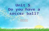 Unit 5 Do you have a soccer ball? 单元复习 — Yes, I do. Do you have a ball? — Let’s play soccer. — That sounds good. Do you have a tennis racket? — No, it’s.