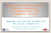 Integrated Simulation of Hybrid Scenarios in Preparation for Feedback Control Yong-Su Na, Hyun-Seok Kim, Kyungjin Kim, Won-Jae Lee, Jeongwon Lee Department.