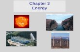 Chapter 3 Energy. The Goal of this activity is to Introduce the student to the terms work, kinetic energy and gravitational potential energy, Illustrate.
