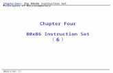 Chapter Four-- The 80x86 Instruction Set Principles of Microcomputers 2015年10月6日 2015年10月6日 2015年10月6日 2015年10月6日 2015年10月6日 2015年10月6日 1 Chapter