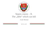 Sepsis course – II. The „debt” which can kill Zsolt Molnár SZTE, AITI.