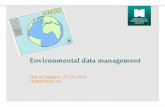 Environmental data management Dar es Salaam, 21.10.2014 rla@miljodir.no.