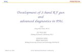 POSTECH PAL Development of S-band RF gun and advanced diagnostics in PAL 박용운 (Yong Woon Park, Ph.D.) 포항 가속기 연구소 (Pohang Accelerator Laboratory, PAL) 포항공과대학교.