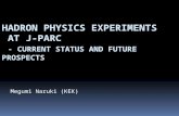 Megumi Naruki (KEK). Contents  Overview of J-PARC Hadron Facility  Facility & Physics Programs  Current Status  beam commissioning  spectrometer.