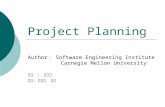 Project Planning Author ： Software Engineering Institute Carnegie Mellon University 學生 : 吳與倫 老師：李健興 教授.