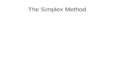 The Simplex Method. Standard Linear Programming Problem Standard Maximization Problem 1. All variables are nonnegative. 2. All the constraints (the conditions)